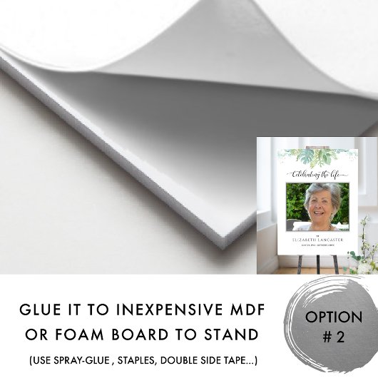 Rouw Welkom Foto Luchtige Groene Teken Poster