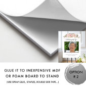 Rouw Welkom Foto Roze Roze Bloemen Bord Poster