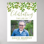 Rouw Welkomstbord | Herdenking van het Leven Poster (Voorkant)