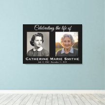 Rouwadvertentie of Herdenkings Dubbelbeeld