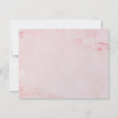 Rouwaterverf Groen Aarden Marmer Bedankkaart (Achterkant)