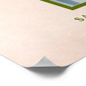 Rouwbloemen Levensviering Welkomstbord Poster (Hoek)