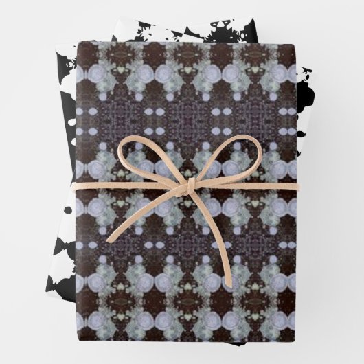 rouwboombast met patroon inpakpapier vel (In situ)