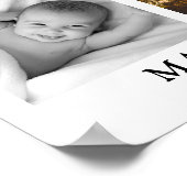 Rouwbord | Herdenkingsfoto-collage Poster (Hoek)
