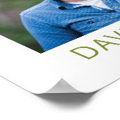 Rouwbord met welkomsttekst | Feest van het Leven Poster (Hoek)