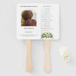 Rouwbordprogramma waaier spiritueel en vertroosten