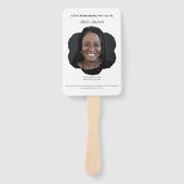 Rouwbordwaaier Spiritueel & Vertroostend Handwaaier (Voorkant)