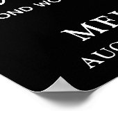 Rouwcadeau Persoonlijke Fotocollage Herdenking Poster (Hoek)