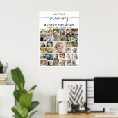 Rouwdienst 33 Foto Collage Script Ter Lieve Herinn Poster (Thuiskantoor)