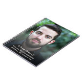 Rouwdienst Aangepaste foto rouw In liefdevolle her Notitieboek (Linkerzijde)