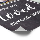 Rouwdienst In Lieve Herinnering Foto Collage Herde Poster (Hoek)