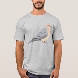 Rouwdouw in zachte natuurlijke tinten t-shirt