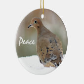 rouwduif keramisch ornament (Rechts)