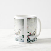 rouwduif koffiemok (Voorkant rechts)