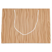Rouwe hout textuur grote cadeautas voor geschenken (Voorkant)