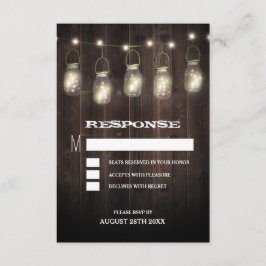 Rouwe schuur hout metson pot trouw RSVP kaarten