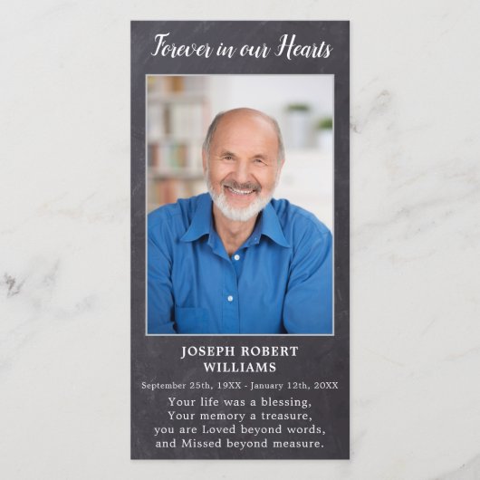 Rouweherdenking Funeral Prayer Card Sympathiegedic (Voorkant)