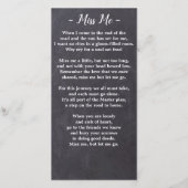 Rouweherdenking Funeral Prayer Card Sympathiegedic (Achterkant)