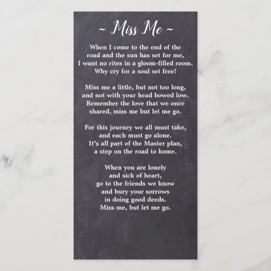 Rouweherdenking Funeral Prayer Card Sympathiegedic (Achterkant)