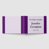 Rouwelijk en respectabel begrafenisgastenboek gastenboek (Volledig)