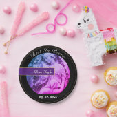 rouwen met Angel / Memorial, Funeral,  Papieren Bordje (Feest)