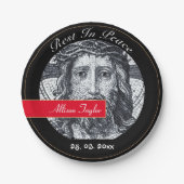 rouwen met Jezus Christus/Memorial, begrafenis Papieren Bordje (Voorkant)