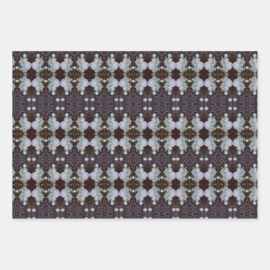 Rouwende boomschors met patroon inpakpapier vel (Voorkant)