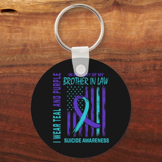 Rouwende geschenken Verlies van broer in de wet Ze Sleutelhanger (Voorkant)