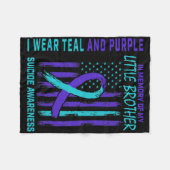 Rouwende geschenken Verlies van Little Brother Sui Fleece Deken (Voorkant (Horizontaal))