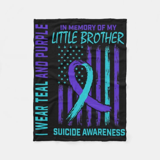 Rouwende geschenken Verlies van Little Brother Sui Fleece Deken (Voorkant)