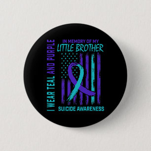 Rouwende geschenken Verlies van Little Brother Sui Ronde Button 5,7 Cm