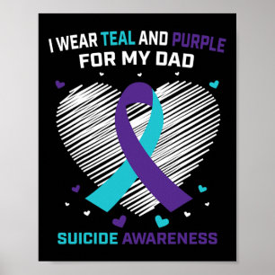 Rouwende geschenken Verlies van vader Zelfmoord Be Poster