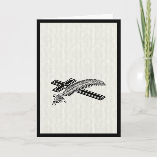 rouwende Kaart (Voorkant)