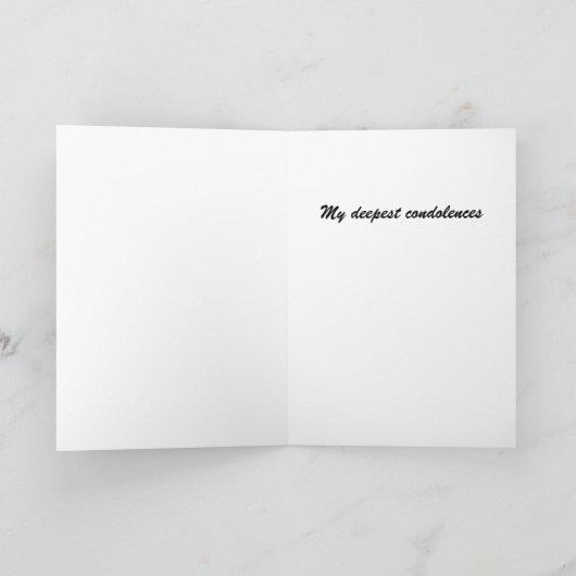 rouwende Kaart (Binnen)