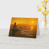 rouwende Kaart (Gele Bloem)