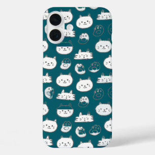 Rouwende kat rouwt om zijn verloren liefdevolle vr iPhone 16 plus hoesje