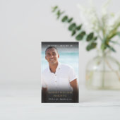 Rouwgedenk Gedicht Foto Gebedskaart Visitekaartje (Staand voorkant)