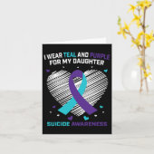 rouwgeschenken verlies van zelfmoordbewustzijn bij kaart (Gele Bloem)