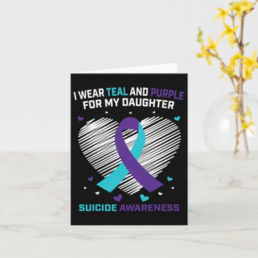 rouwgeschenken verlies van zelfmoordbewustzijn bij kaart (Gele Bloem)