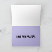 ROUWKAART CHRISTELIJKE CONDOLENTIES KAART (Binnen)