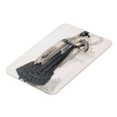 rouwkleding, mode bord van Ackermann's Rep Magneet (Linkerzijde)