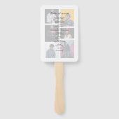Rouwplechtigheid | Herdenkingsprogramma Hand Handwaaier (Achterkant)