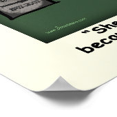 Rouwposter Poster (Hoek)