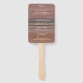 Rouwprogramma 'Oceaan in Loving Memory' Handwaaier (Achterkant)