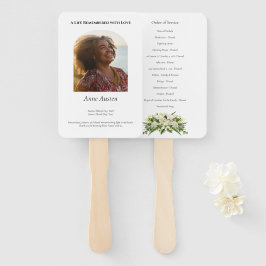 Rouwprogramma waaier spiritueel en vertroostend