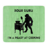 Roux Guru Rougarou Cajun Werewolf Cutting Board Snijplank (Voorkant)