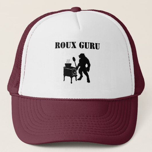 Roux Guru Rougarou Cajun Werewolf Trucker Hat Pet (Voorkant)