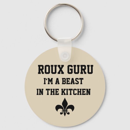 Roux Guru Rougarou Funny Louisiana Sleutelhanger (Voorkant)