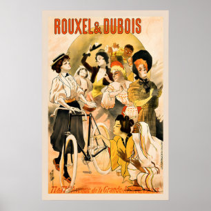 Rouxel & Dubois Fiets Poster