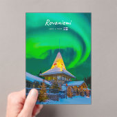 Rovaniemi, Finland Acryl Uitnodigingen (Insitu (Draagbaar))